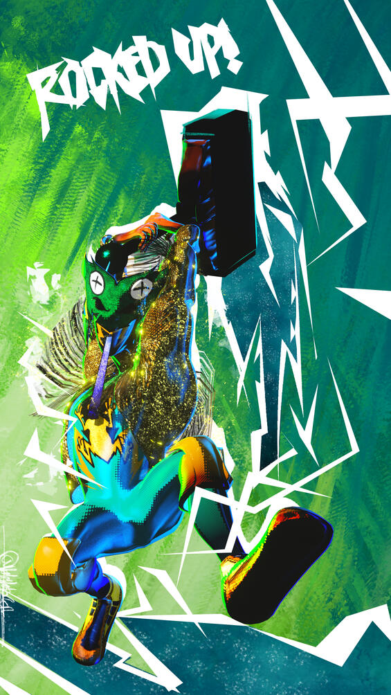 Thunder Frog Poster